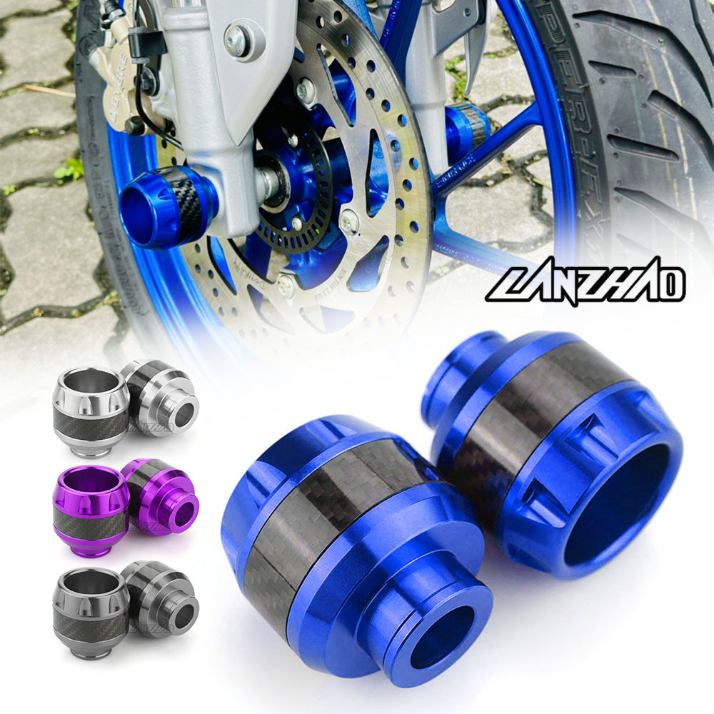 for YAMAHA R15m R15v3 R3 R25 MT15 NMAX Frame Slider Front Wheel Axle