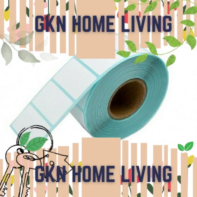 Termoetiket u/tryk hvid ECO 100x150mm 40mm 400stk/rul