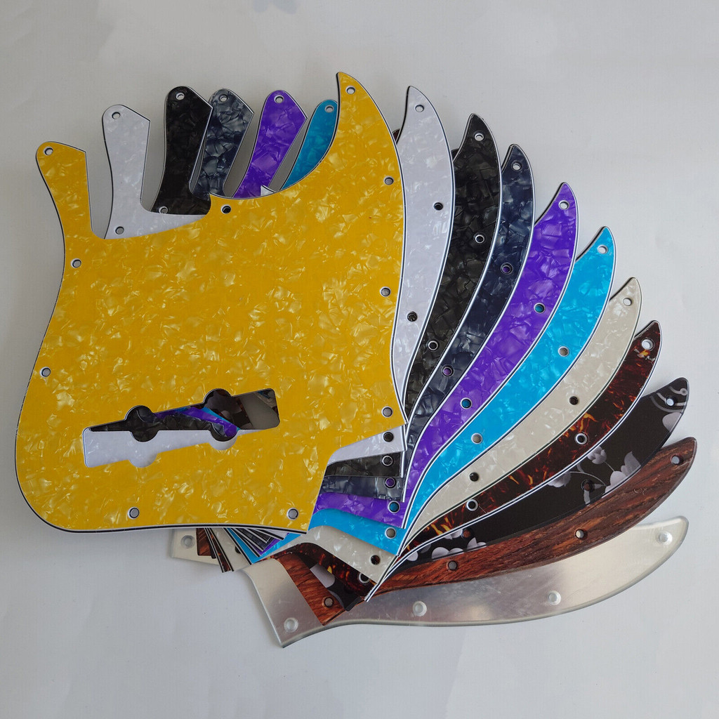 Jazz J Bass Pickguard Full Range of Colors for Standard 4 String Jazz J