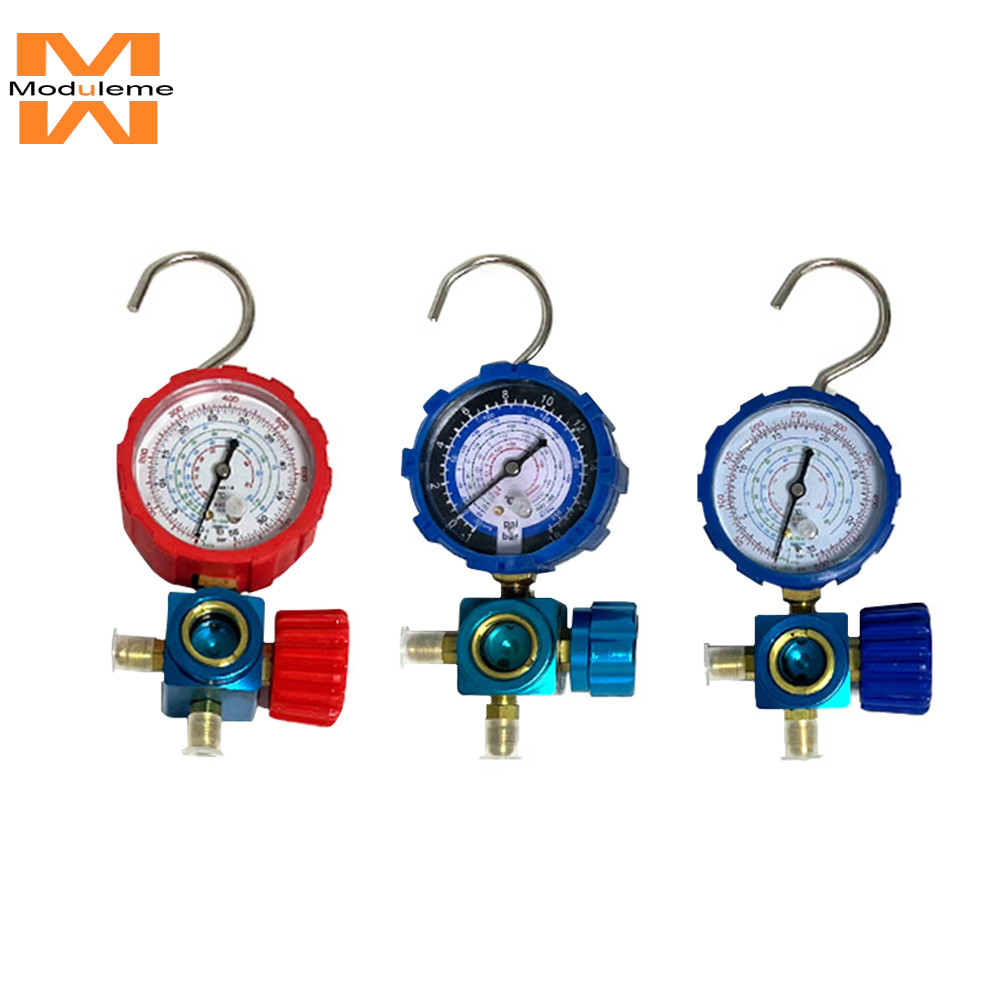 Air Condition Gauge For R410A R22 R134A R404A Valve 500psi/800psi ...