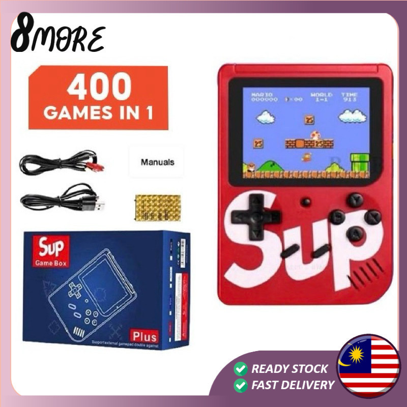 [A8more] 400 In 1 Mini gaming Gameboy 2 Player Sup game Console ...