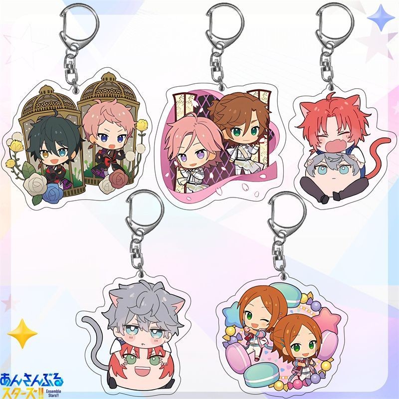 Sakuma Ritsu Anime KeyChain Ensemble Stars Men Key Chain for Women ...