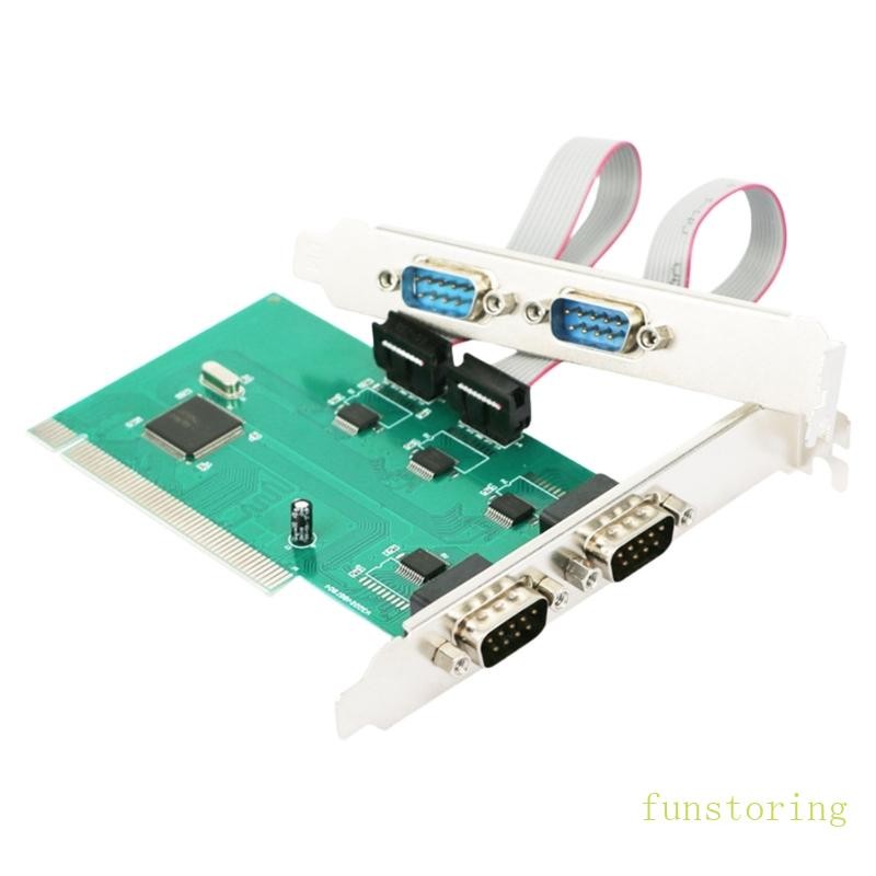 FUN PCIe Combo Serial Parallel Port Card RS232 LPT Adapter Expansion ...