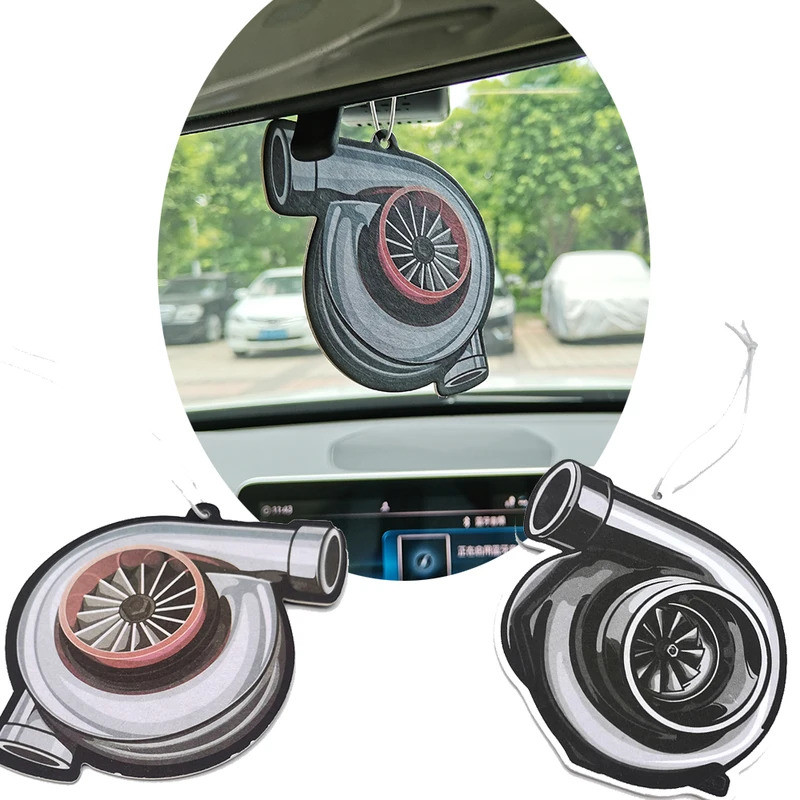 JDM Culture Car Air Freshener Auto Parts Turbine Design Model Rearview