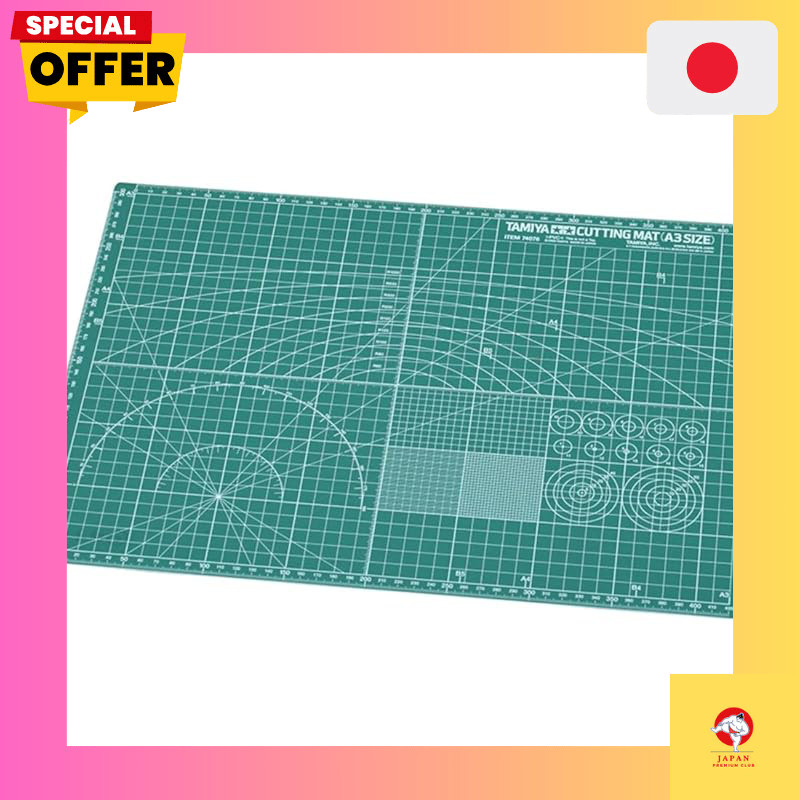 Tamiya Craft Tool Series No. 76 Cutting Mat A3 Size / Green for Plastic