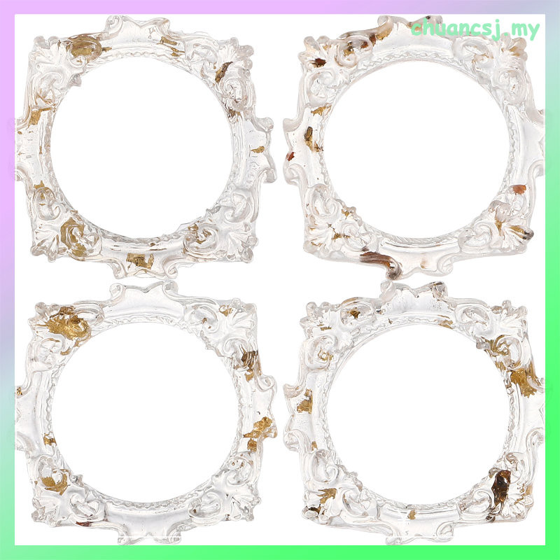 Resin Mini Photo Frame Retro Pose Wall Decoration Photography Prop 4 ...
