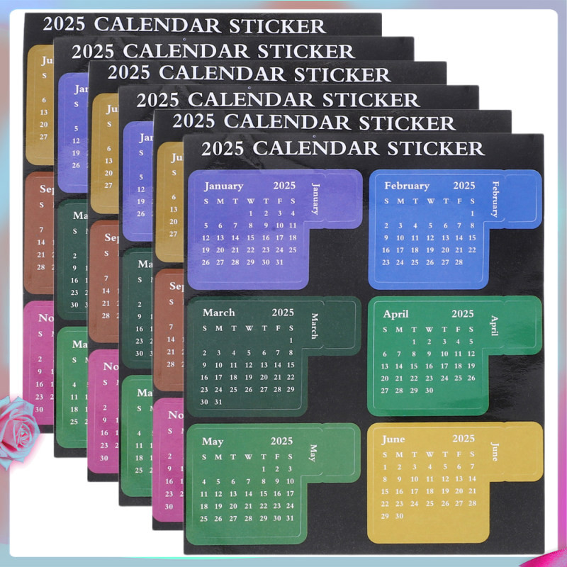 【Ready Stock】 Index Times Table Sticker Self Adhesive Calendar Tabs
