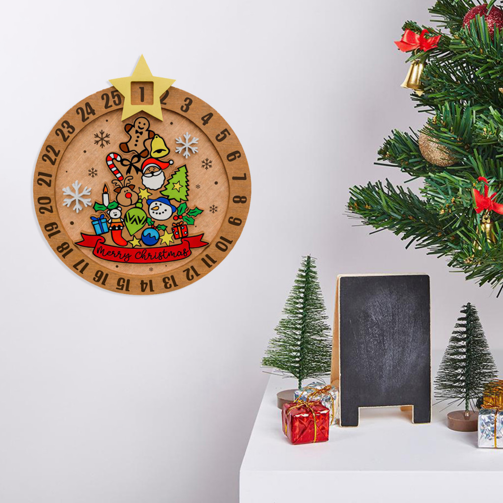{tshitoli} Nativity Scene Countdown Display Rotating Christmas ...