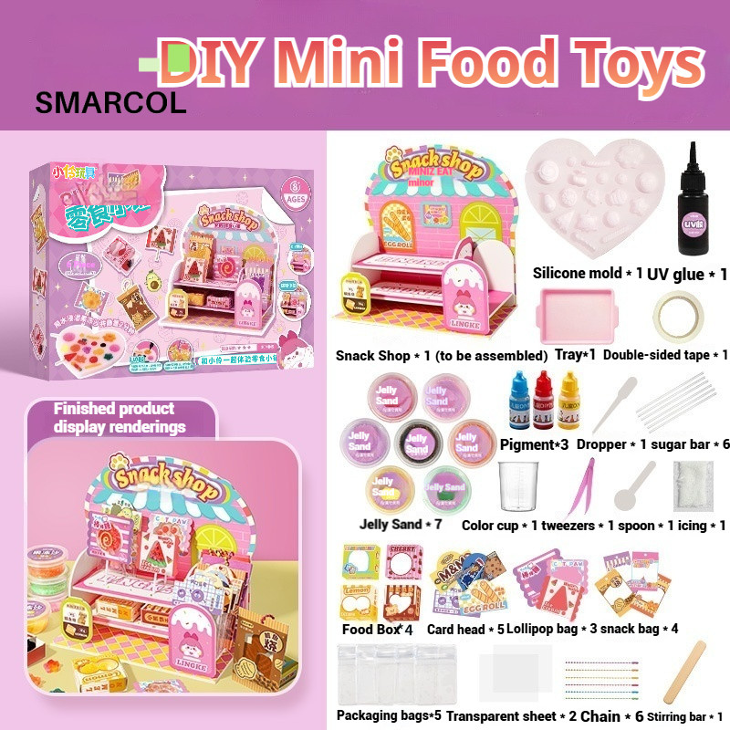 DIY Miniature Food Craft Kit Make Your Own Mini Food Kit Squishy Jelly ...