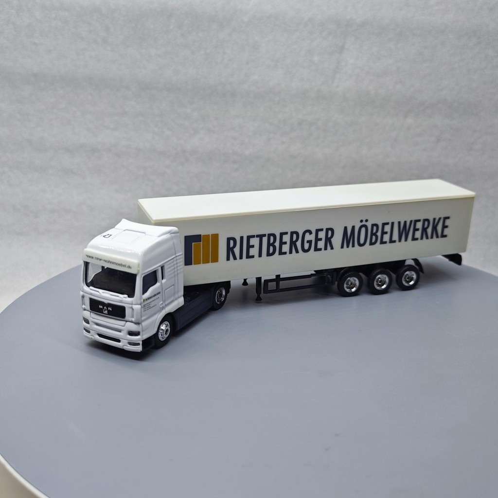 GRELL 1: 87 MAN TG-460 Trailer Container Truck Slight Handwriting As ...