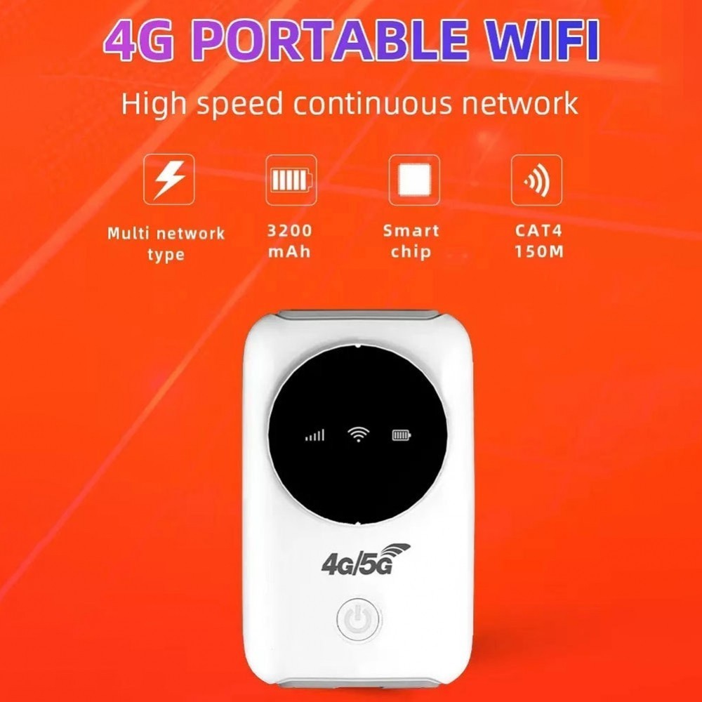 Wide Coverage Portable 4G Router with Stable Signal and Quick ...