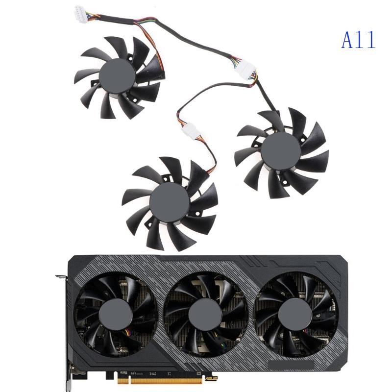 All 75MM T128015BU 7Pin VGA Fan Graphics Card Cooling Fan for RX 5700 ...
