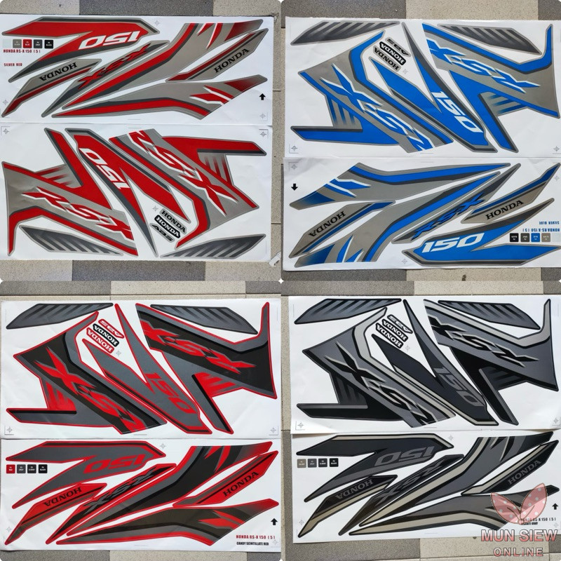 Stiker Sticker Body Stripe Cover Set (5) Honda Rsx150 Rsx 150 | Shopee ...