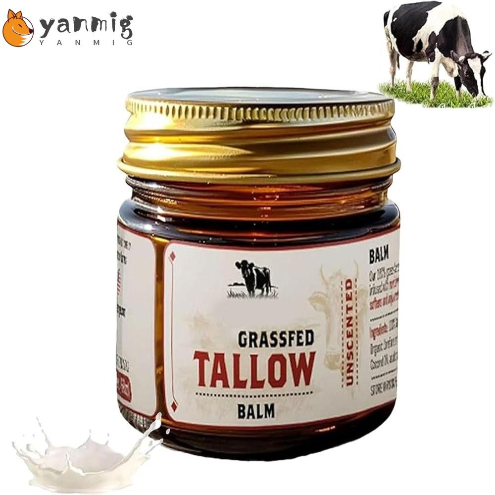 YANMIG Beef Tallow Cream, Beef Tallow Skin Care Grassfed Tallow Balm