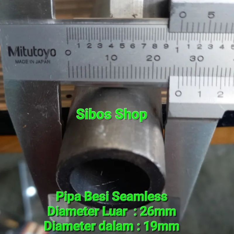 Seamless Iron Pipe Od 26mm Id 19mm Thickness 3.5mm Length 10cm to 100cm ...
