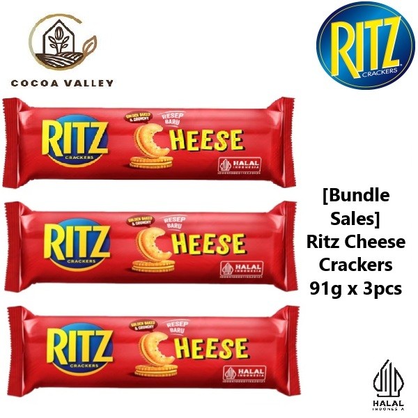 Ritz Crackers Cheese 91g 3pcs (Made in Indonesia) | Shopee Malaysia