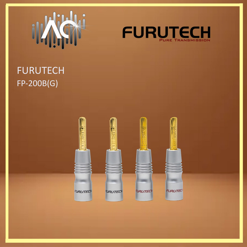 Furutech FP-200B(Gold/Rhodium) Banana Terminal (4Pcs/Set) - GENUINE ...