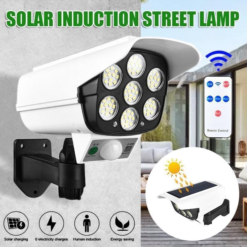 CCTV Design Solar Street Lamp Outdoor Lighting PIR Motion Sensor Lights ...
