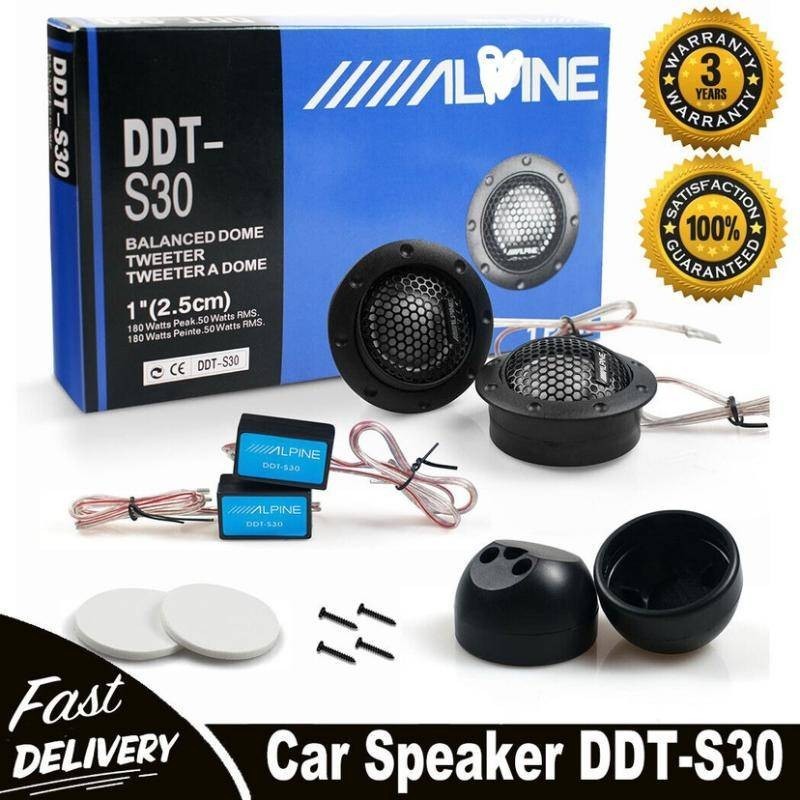 ALPINE S30 DDT-S30 1-on-1 Inch 360 Watt 25 Mm Tweeter Balanced Car ...