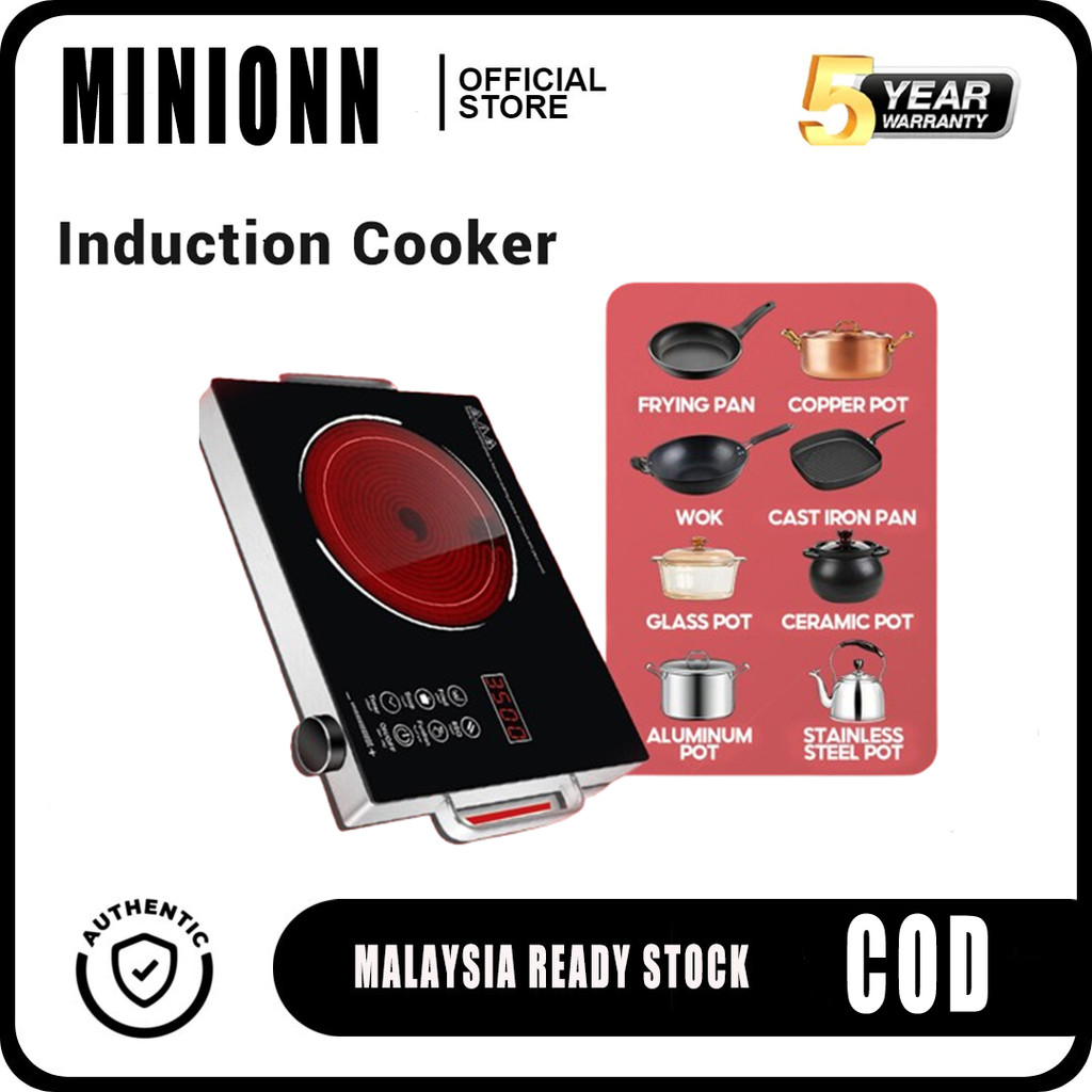 3500W Electric Ceramic Stove Japan Induction Cooker Black