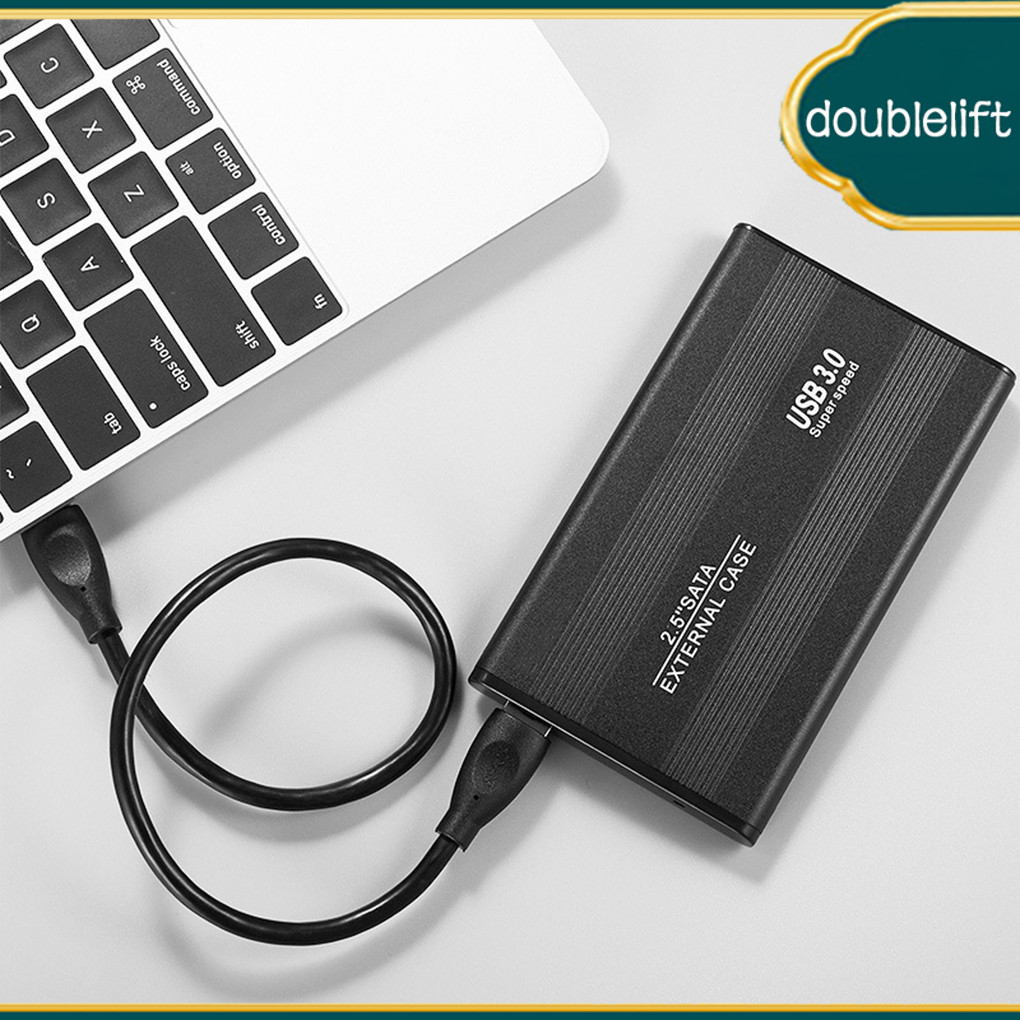 PC External Hard Drive Thin Elegant Aluminum Shell Portable Add-on ...