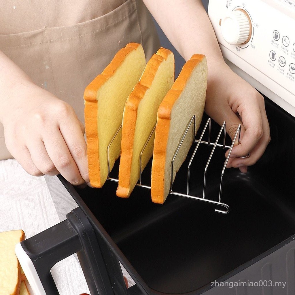 Stainless Steel Air Fryer Oven Toast Rack Bread Rack Baking Grill with ...