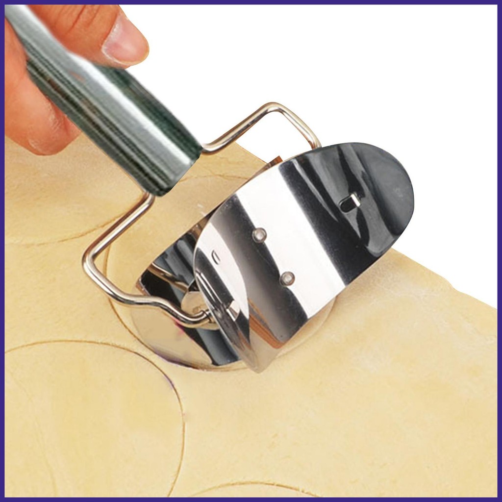 Rotating Dumpling Cutter Stainless Steel Ravioli Cutter Hand Push ...