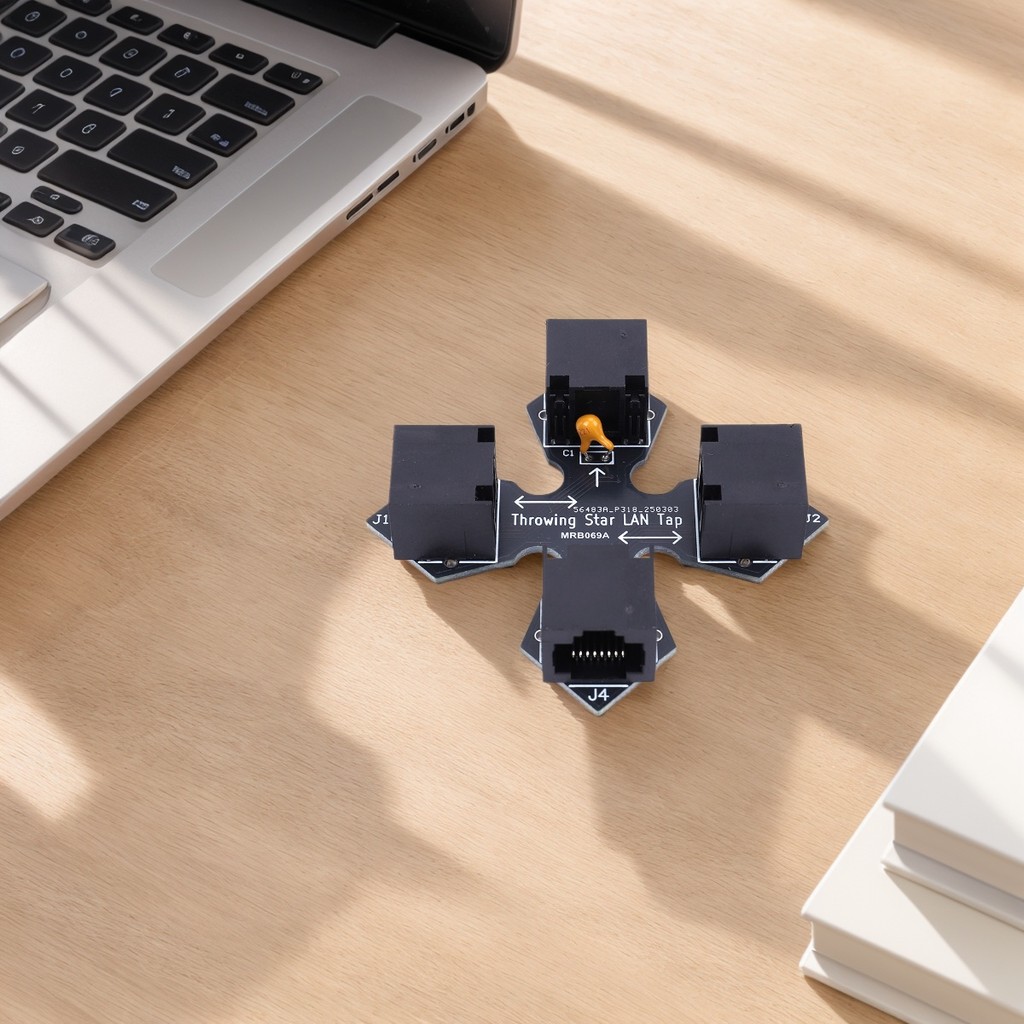 Throwing Star LAN Tap Replica Monitoring Ethernet Communication Tap ...