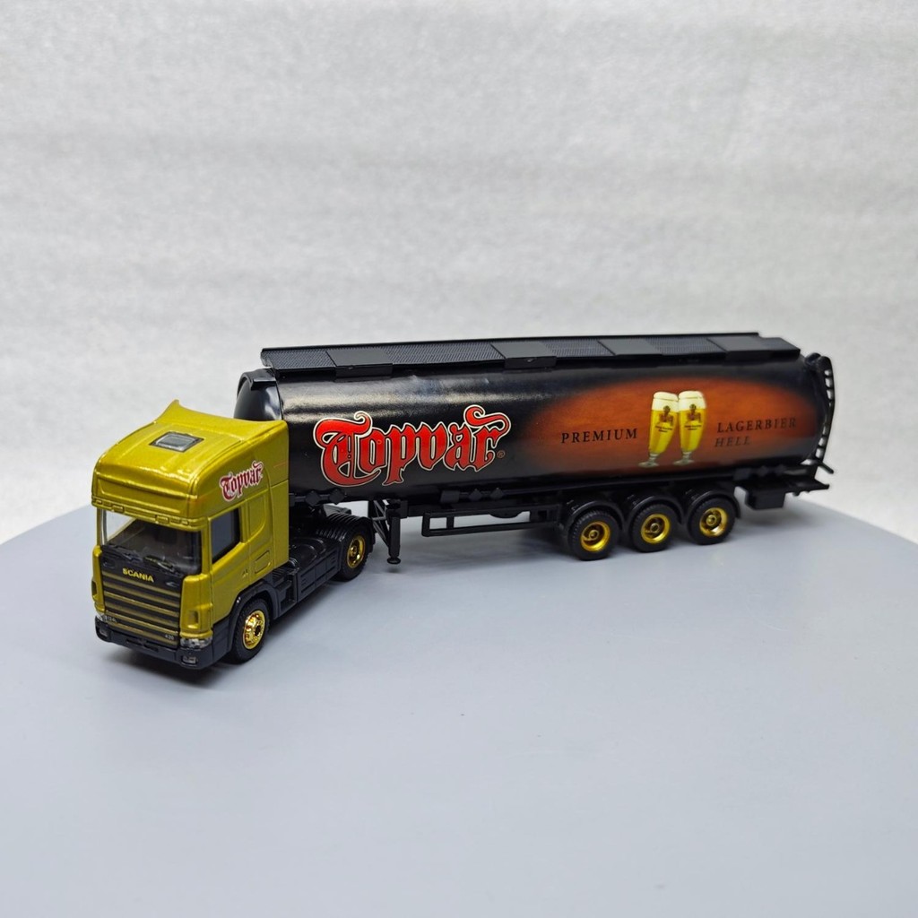 GRELL 1: 87 SCANIA Trailer Tank Truck As Shown Alloy Car Model | Shopee ...
