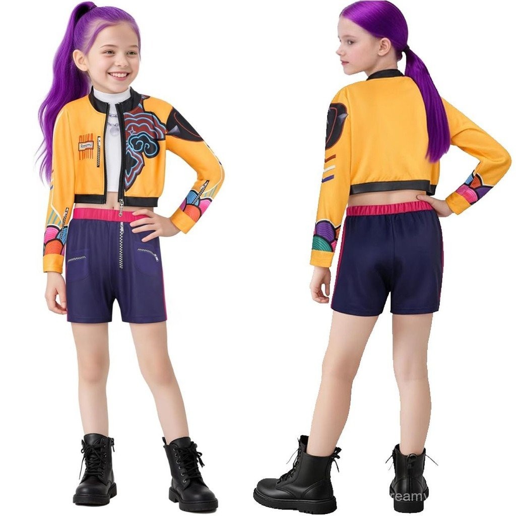 KPOP Witch Hunters cos Rumi Mira Costume Children Halloween Rumi Zoey ...