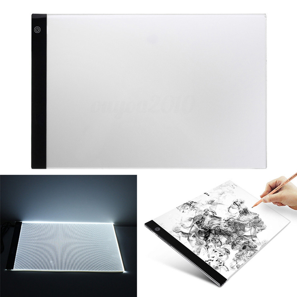Tomight A3 LED Light Pad, 3-Level Brightness, Tracing, Calligraphy, Drawing, Animation, Diamond Painting
