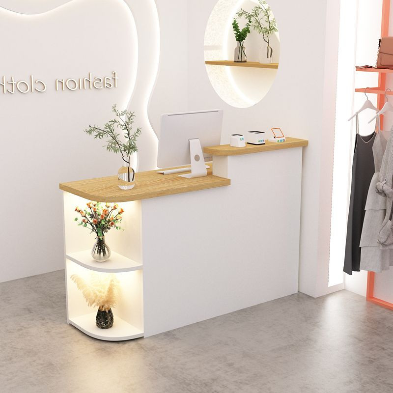 Clothing Store Bar Counter Small Cashier Counter Salon Front Desk ...