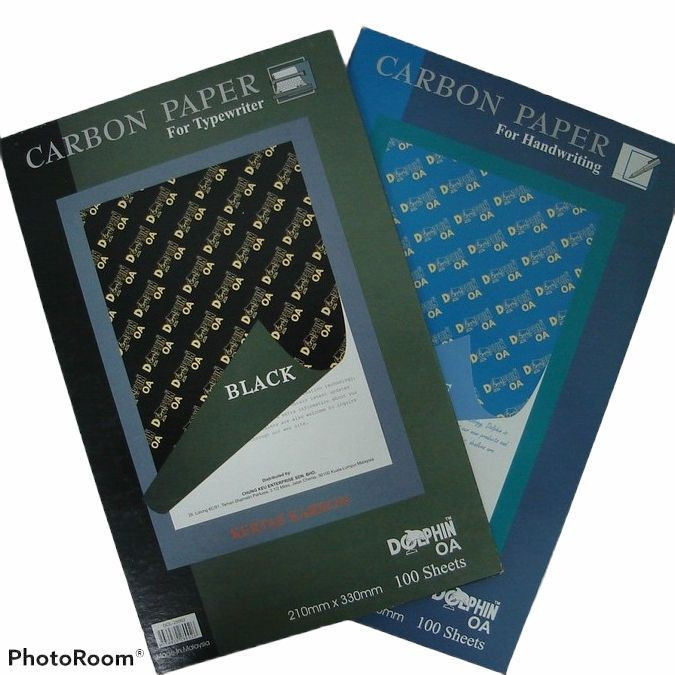 dolphin DOL-28001 & DOL -28002 Carbon Paper Black / Blue (100pcs ...