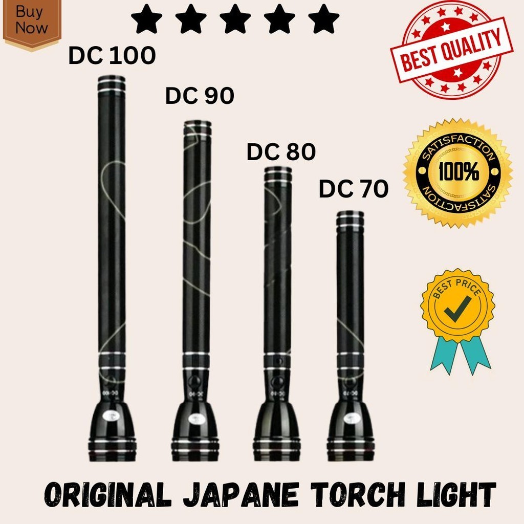 Bright Moon 100 %Original Rechargeable Torchlight - DC LED Torch ...