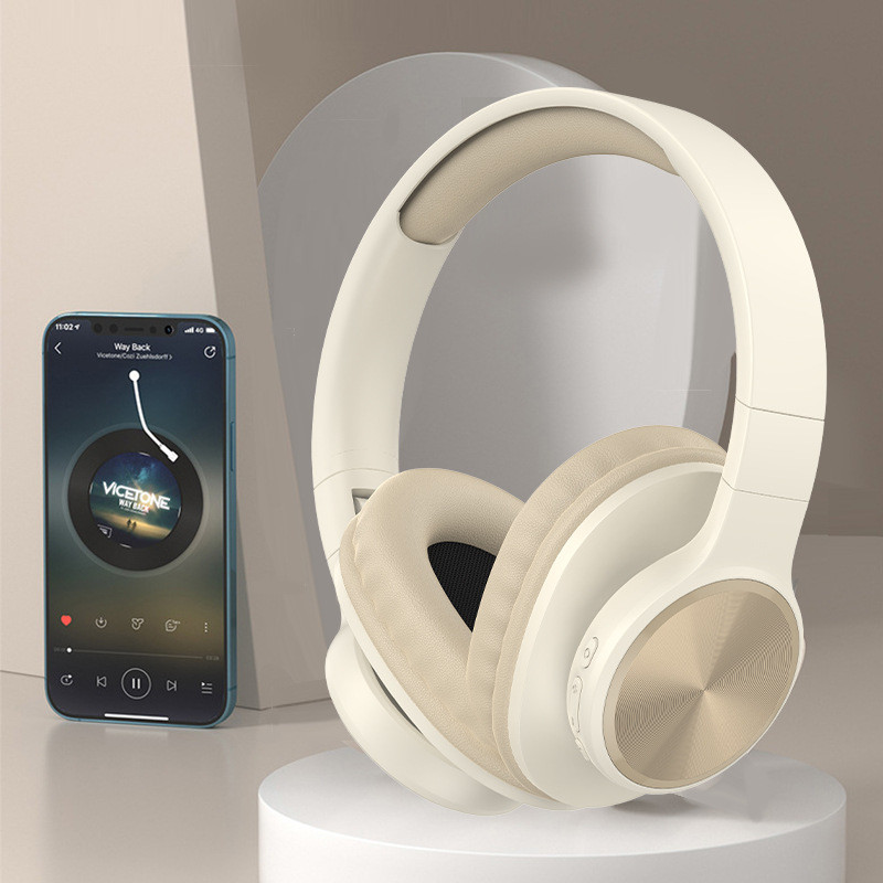 Folding Headset Bluetooth 5.3 Headset Wireless Ultra-Long Life Battery ...