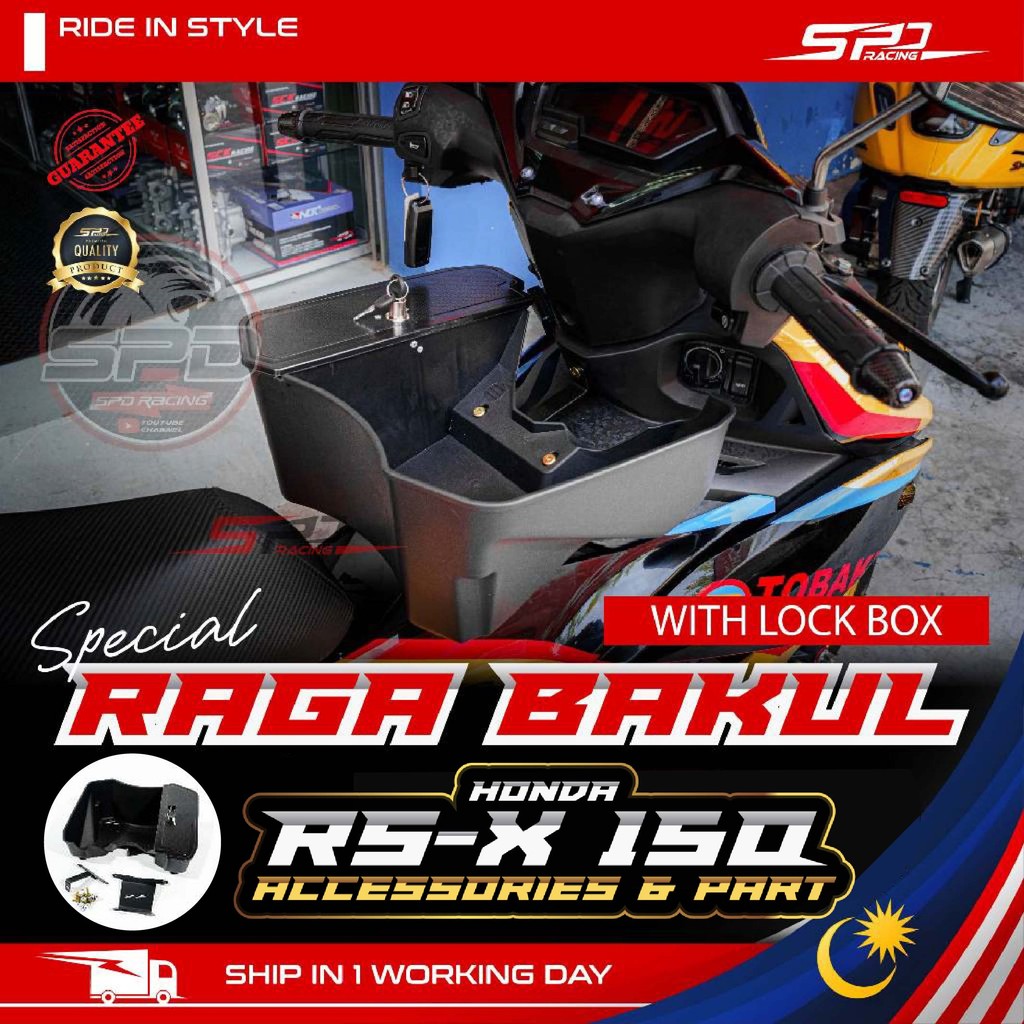 Raga Bakul Special With Lock 2 Key Plug And Play RSX150 Winner X Sekali ...