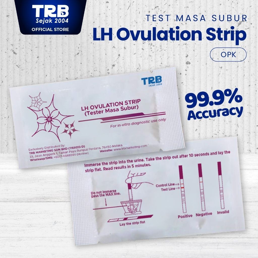 [ Trb ] Upgraded V2 Ovulation Test Strip Opk Lh Ovulasi ｜upt Test Pregnancy ｜ Free Monitoring