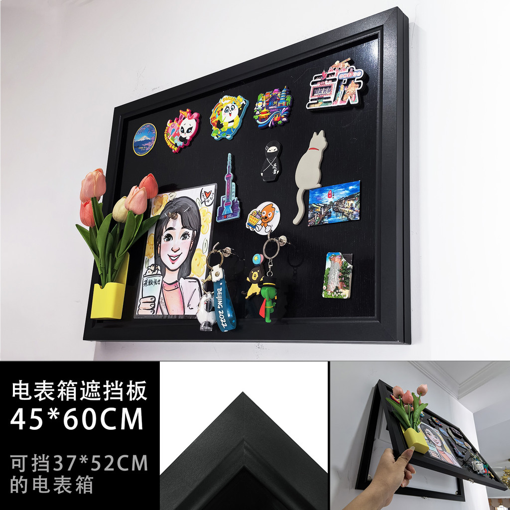 Magnetic Small Blackboard with Refrigerator Stickers Display Board For ...