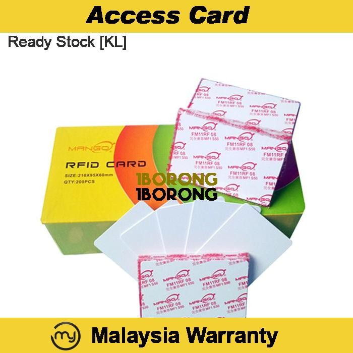 (5 PCS) MANGO RFID IC REWRITABLE CLONE Access Card 13.56MHz | Shopee ...
