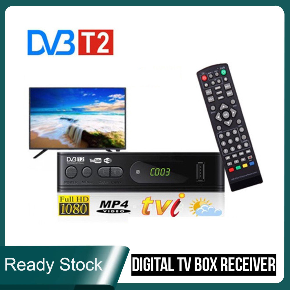 DVB-T2 Digital TV Box TV Decoder Set Decoder TV Receiver | Shopee Malaysia