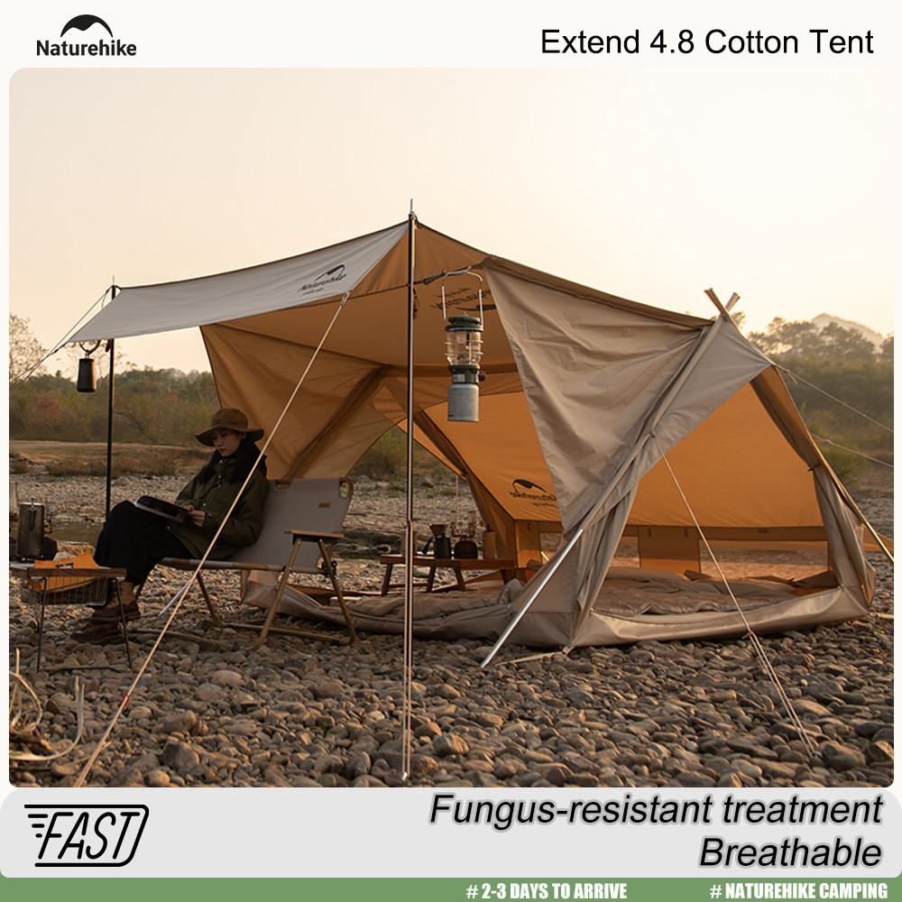 Naturehike　Extend 4.8 　ネイチャーハイク　専用 ゆるギア紹介】ソロキャンプ、デュオキャンプにおすすめしたい