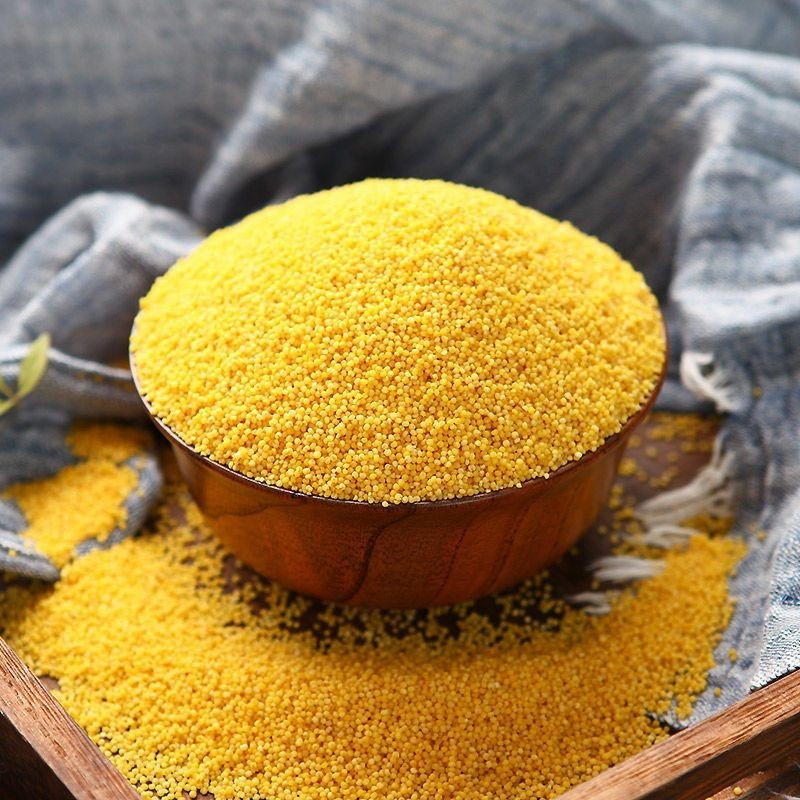 小米 黄小米yellow millet vacuum pack 500g/bag赤峰金苗黄小米独立真空装新米月子米糯500g/袋 ...