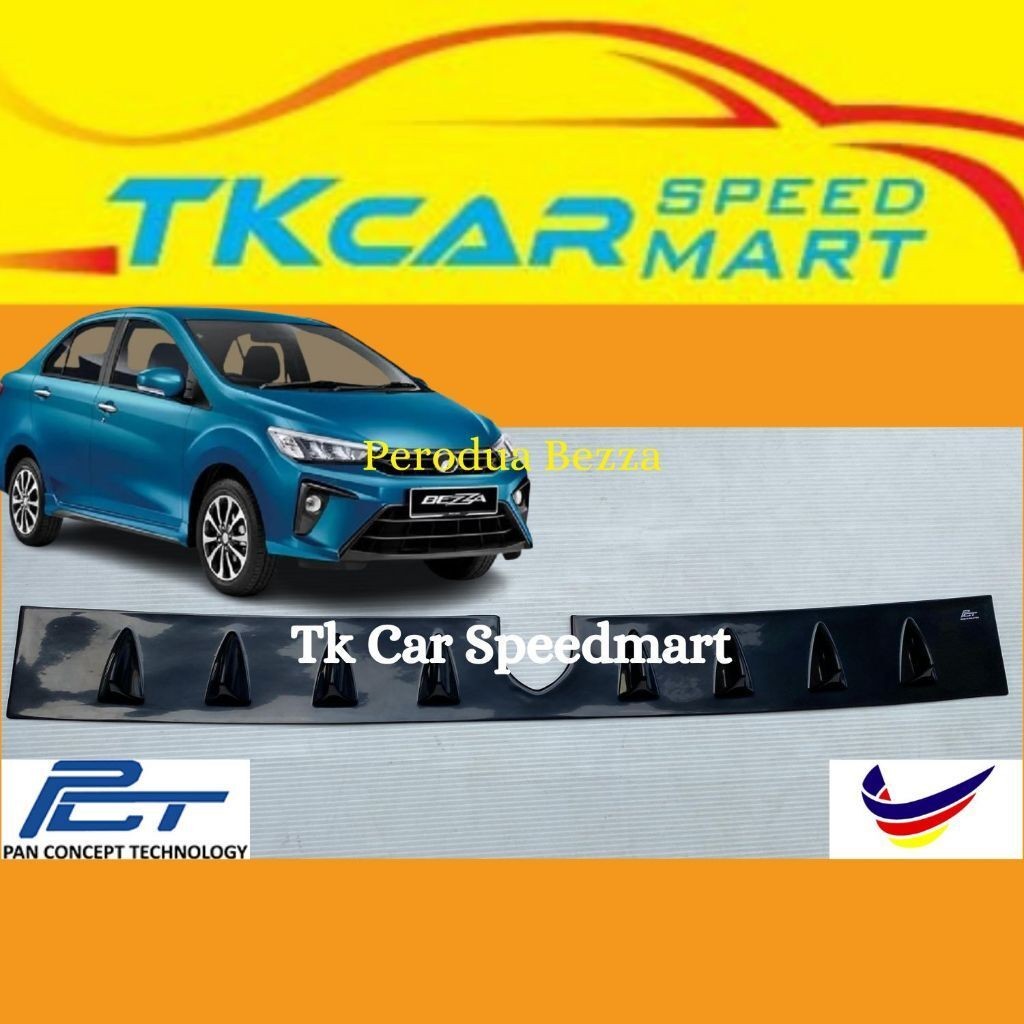 [READY STOCK] PERODUA BEZZA ALL NEW ( PCT ) SHARK FIN AERODYNAMIC REAR ...