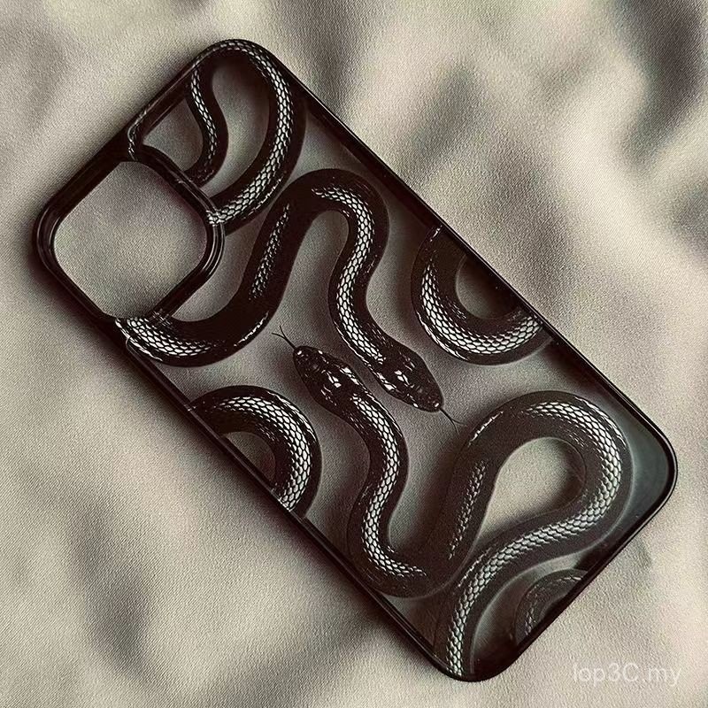 Dark Double-Headed Snake King Animal Mobile Phone Shell for iPhone ...