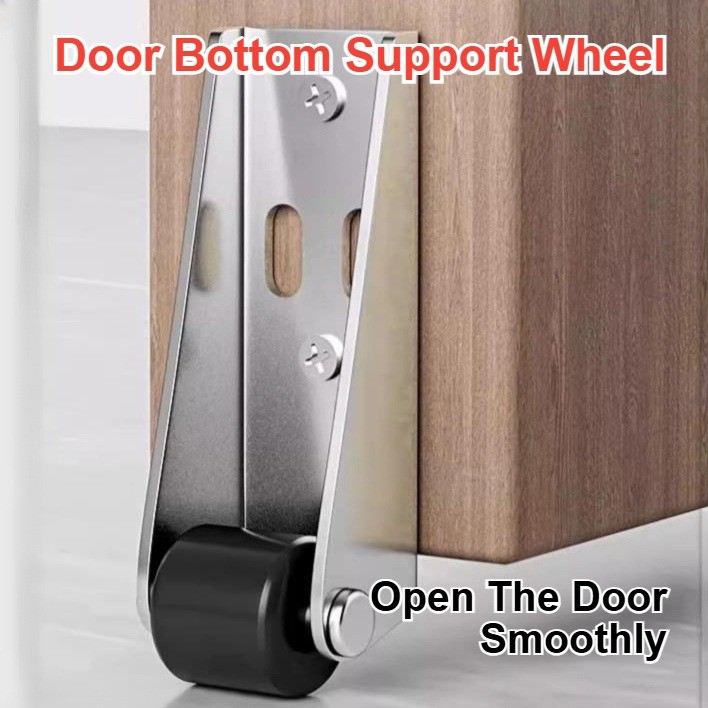 Old wooden door door drooping sliding door bottom wheel anti-slip wheel ...