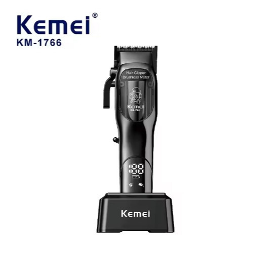 KemeiElectric Barber Clipper with Charging Stand, USB Pro, Bldc, KM