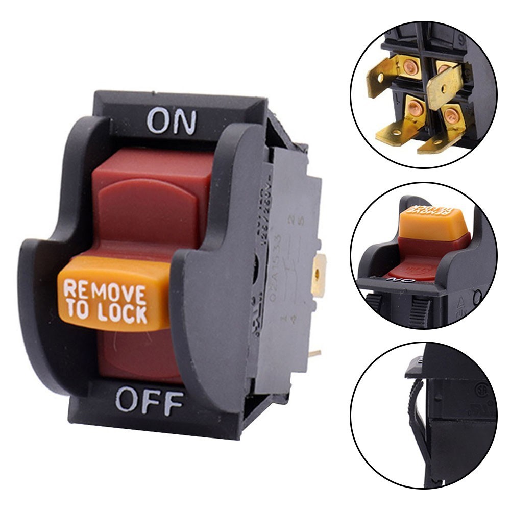 1PC SW7B On-Off Toggle Switch, for Table Saws Drill Press Power Tools ...