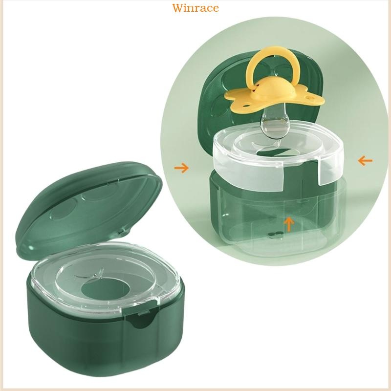 WRC Dummy Container Pacifier Kitten Pattern Dummy Holder Baby Pacifier