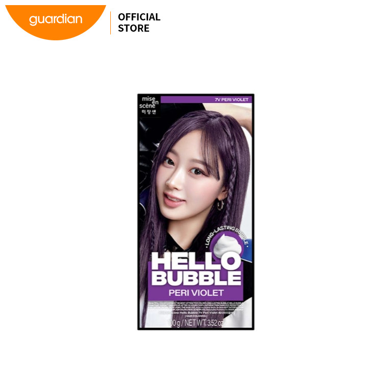 Mes Hello Bubble Hair Color 7V Peri Violet | Shopee Malaysia