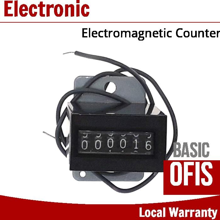DC 12V 6-digit mechanical counter for Arduino And Electronic | Shopee ...